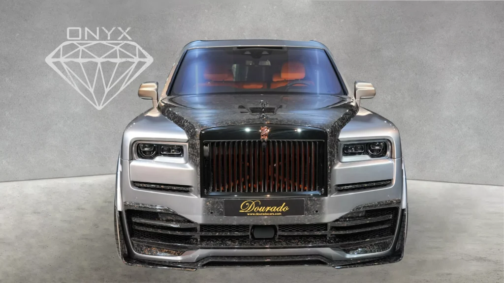 Rolls Royce Cullinan Black Badge Onyx Concept silver for sale in dubai