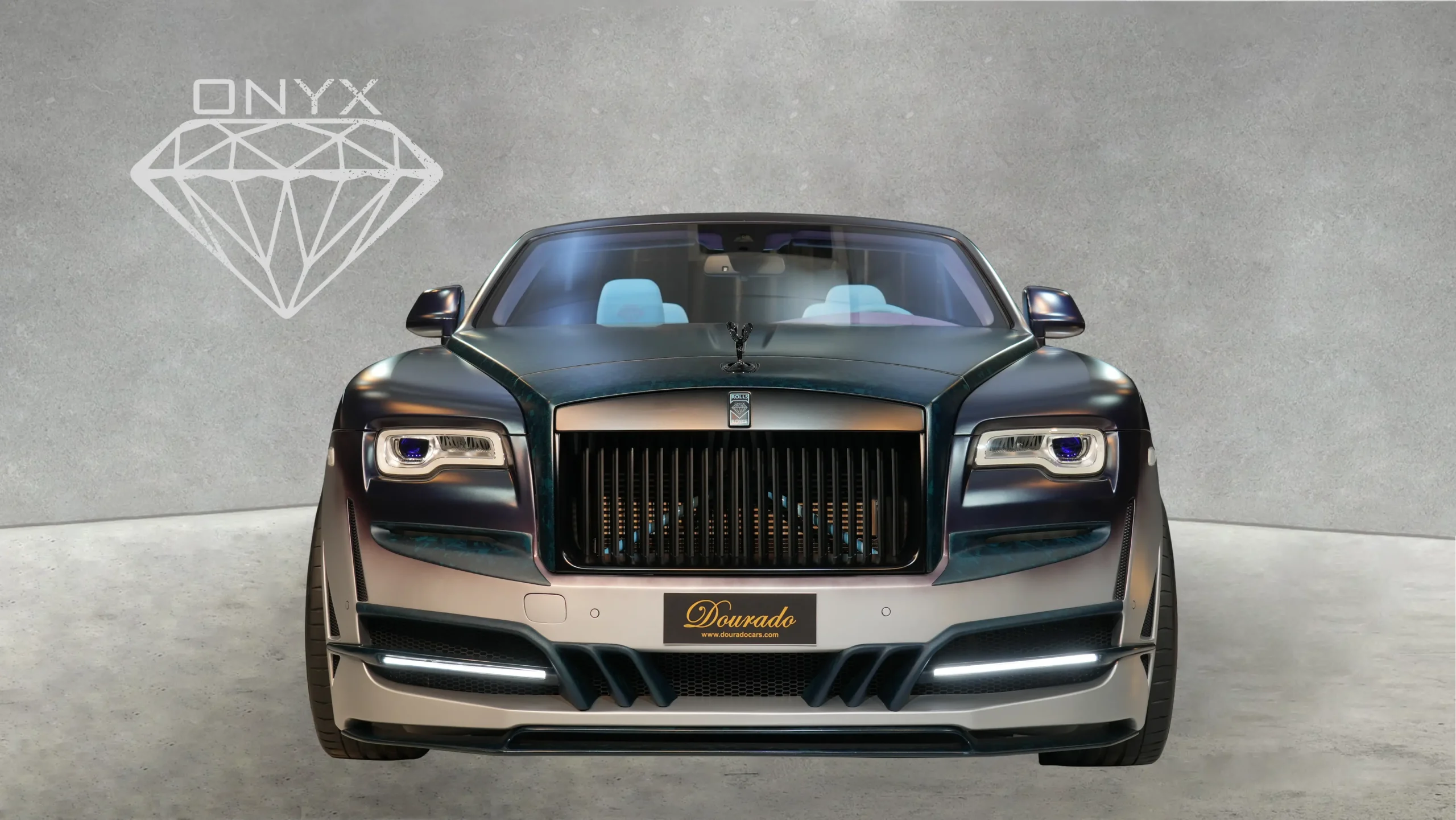 Rolls Royce Dawn Blue interior for sale in dubai