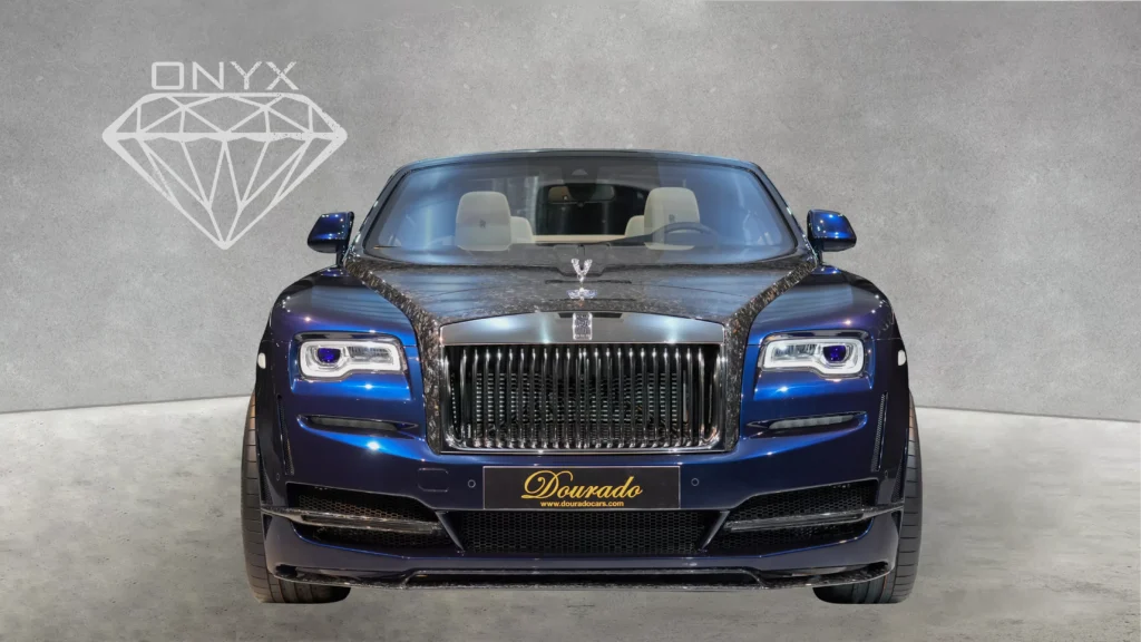 rolls royce onyx dawn blue for sale in dubai